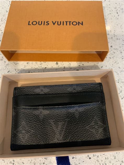 double card holder louis vuitton|Louis Vuitton name card holder.